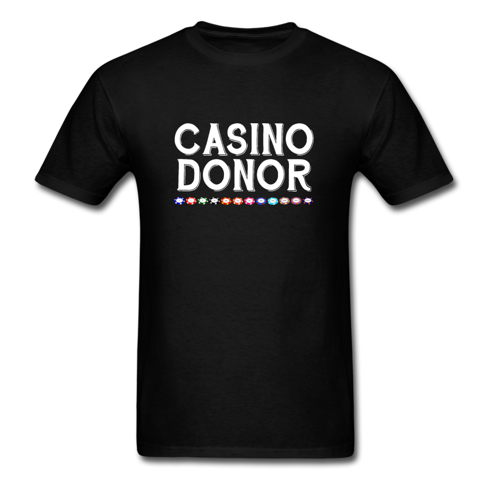 Unisex Classic Casino Donor T-Shirt - black