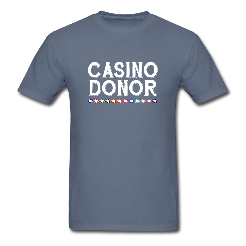 Unisex Classic Casino Donor T-Shirt - denim