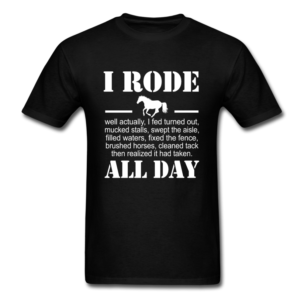 Unisex Classic Rode All Day T-Shirt - black