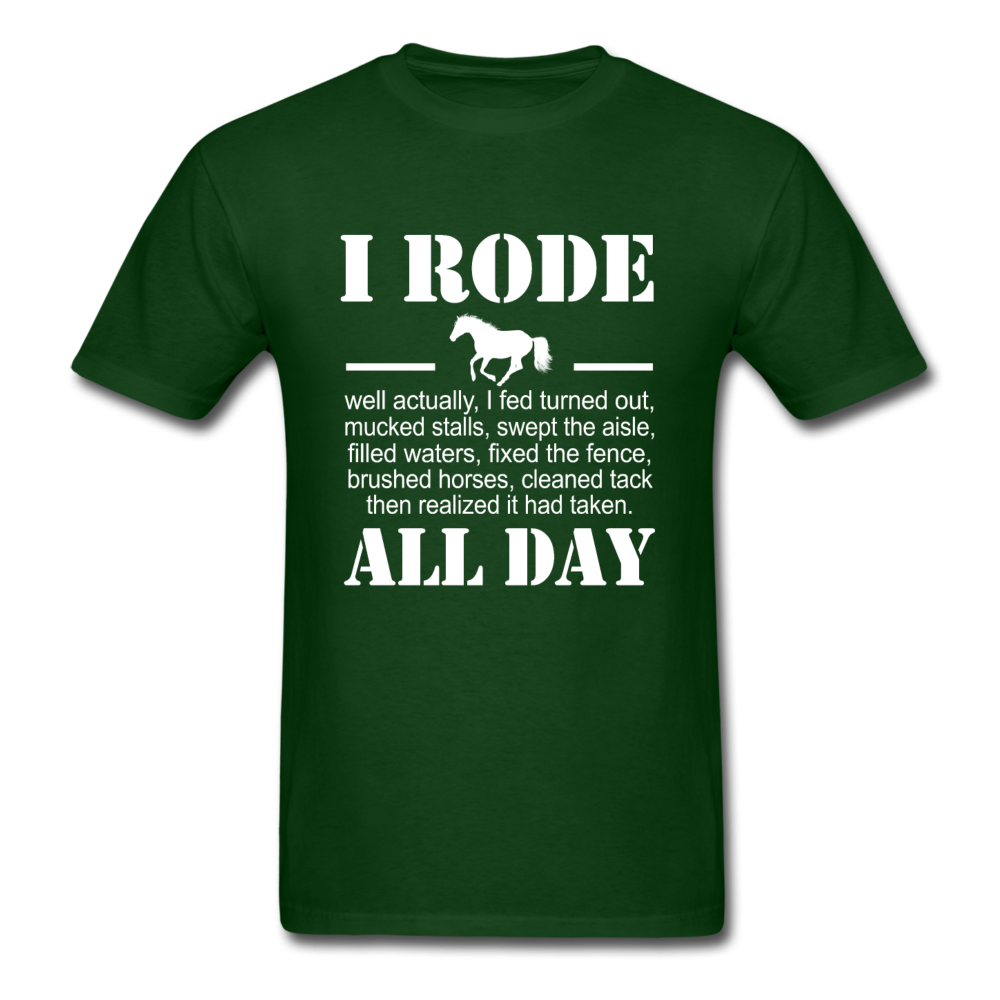 Unisex Classic Rode All Day T-Shirt - forest green