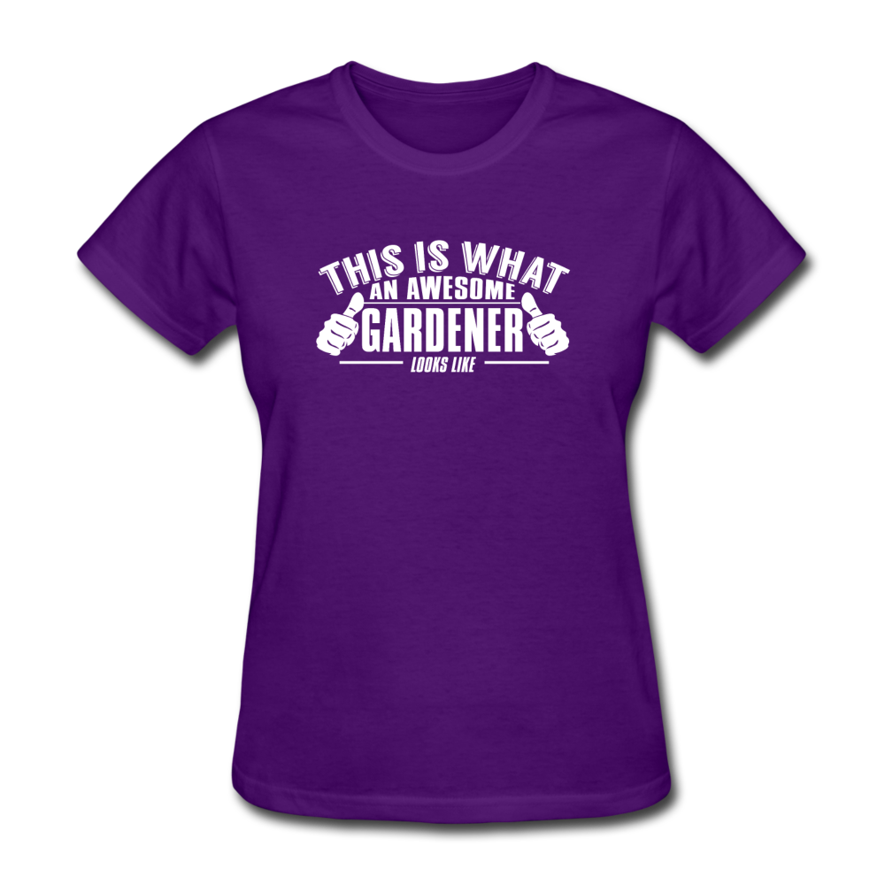 Women's Gardener T-Shirt - purple