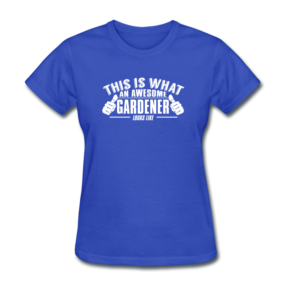Women's Gardener T-Shirt - royal blue