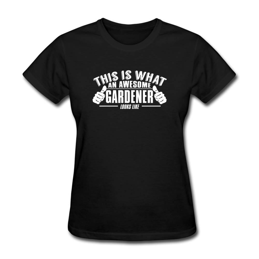 Women's Gardener T-Shirt - black