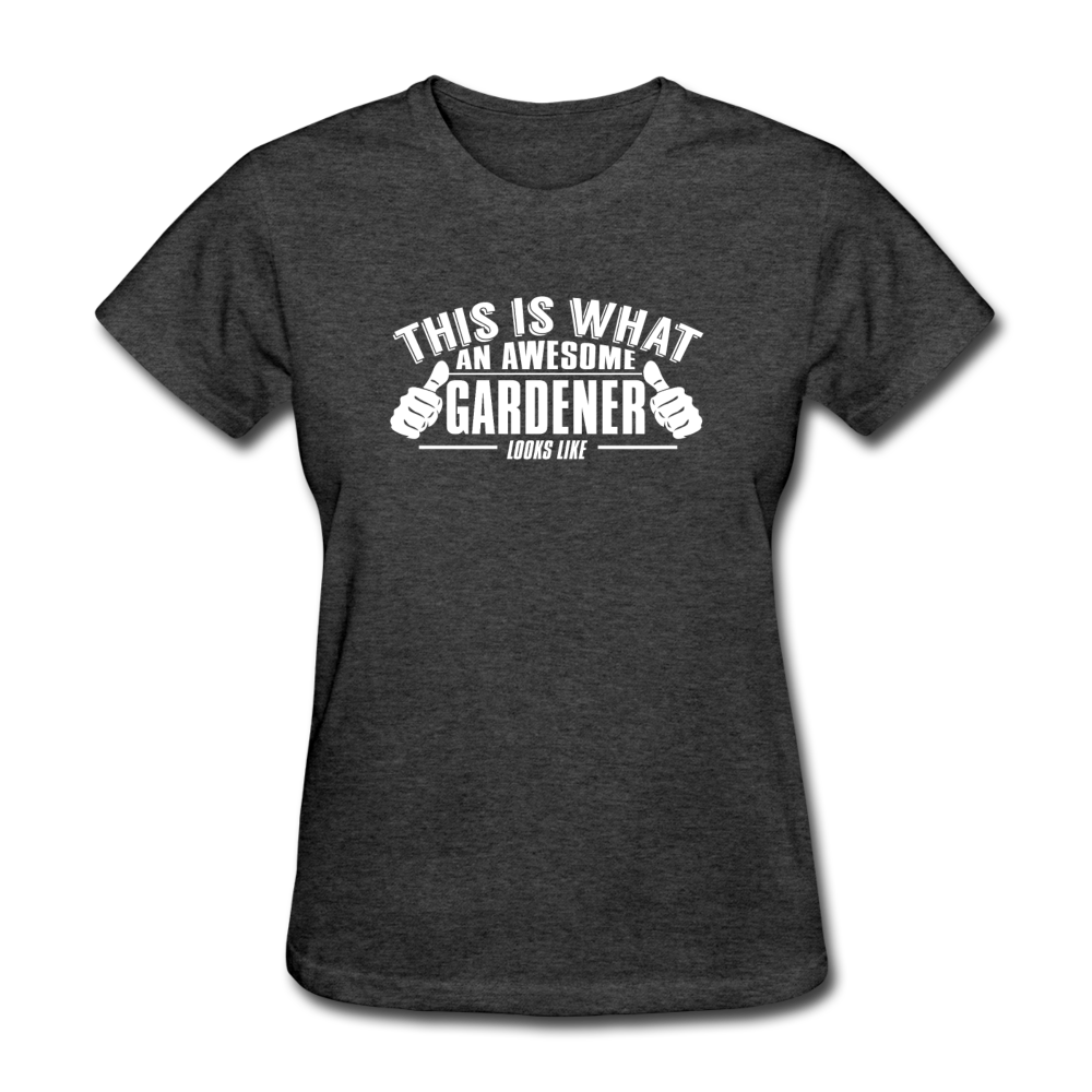 Women's Gardener T-Shirt - heather black