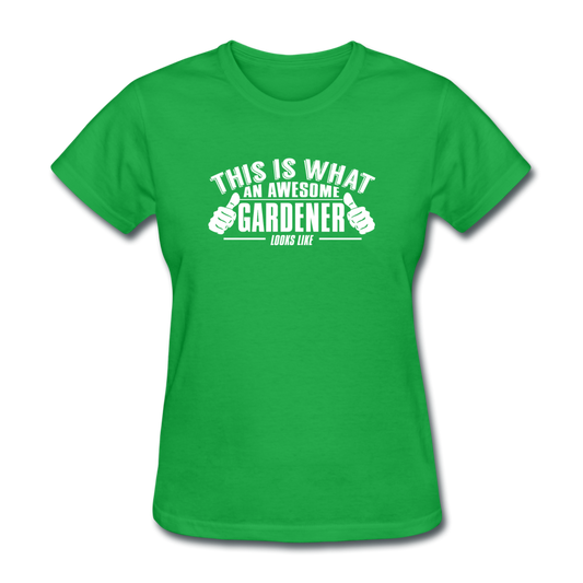 Women's Gardener T-Shirt - bright green