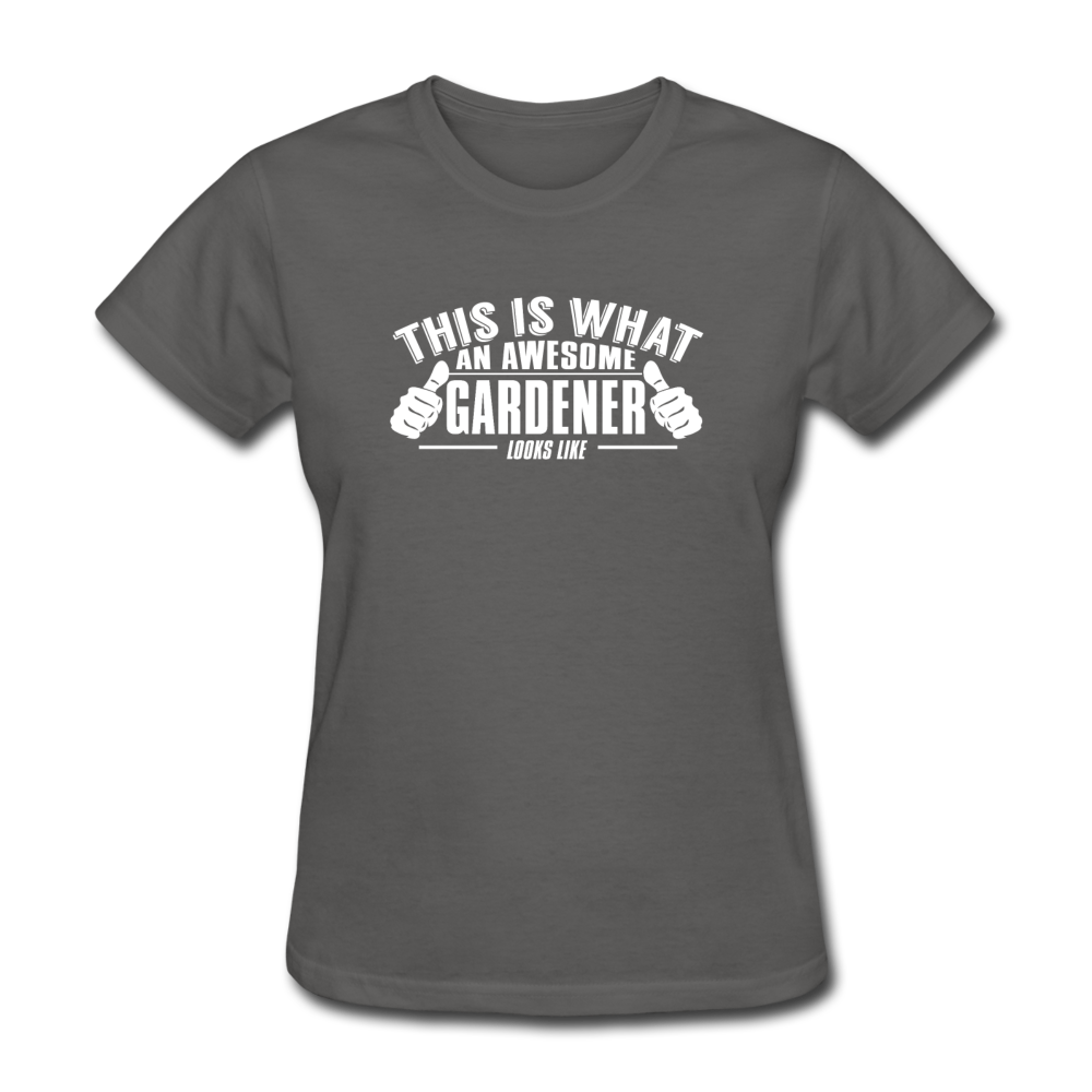 Women's Gardener T-Shirt - charcoal
