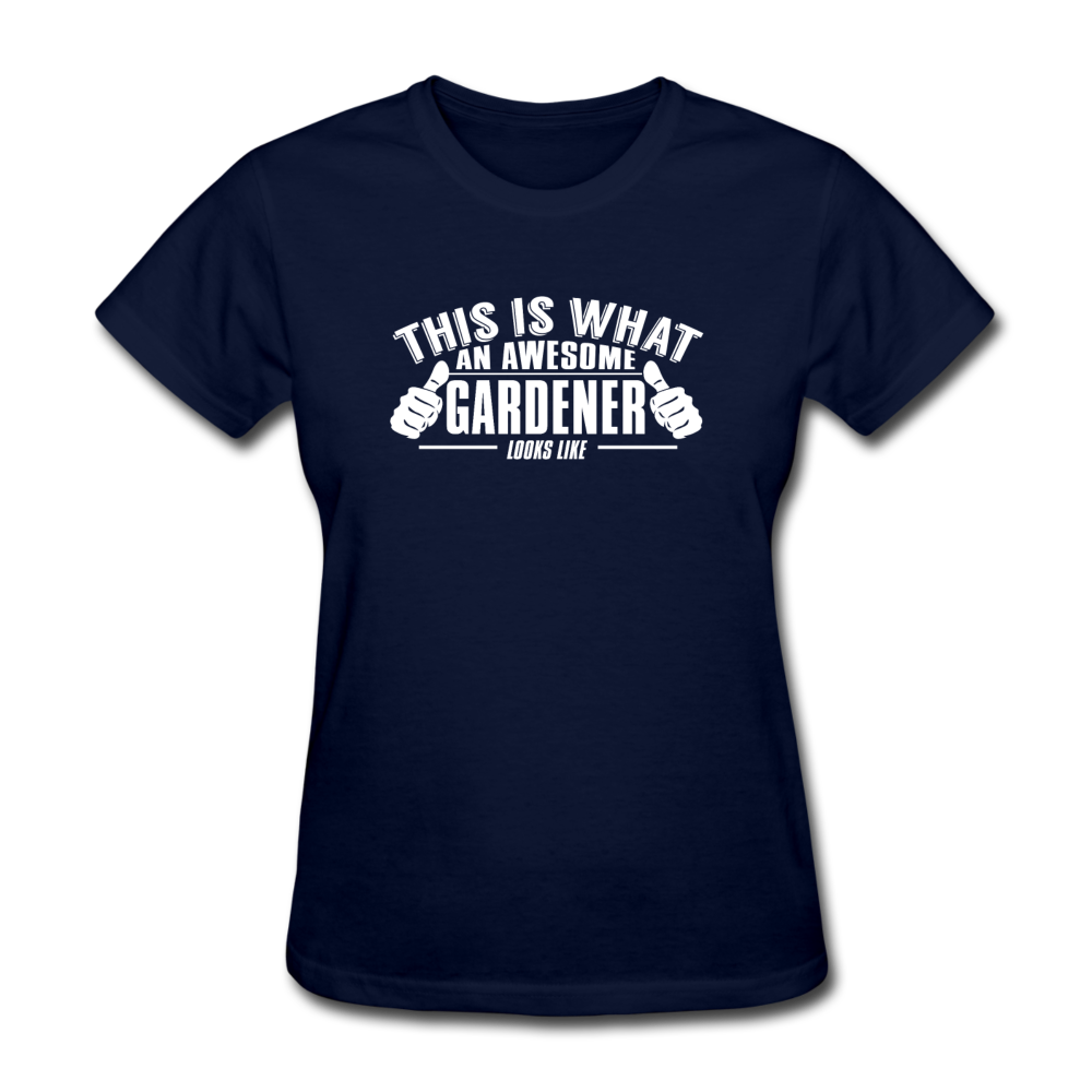Women's Gardener T-Shirt - navy
