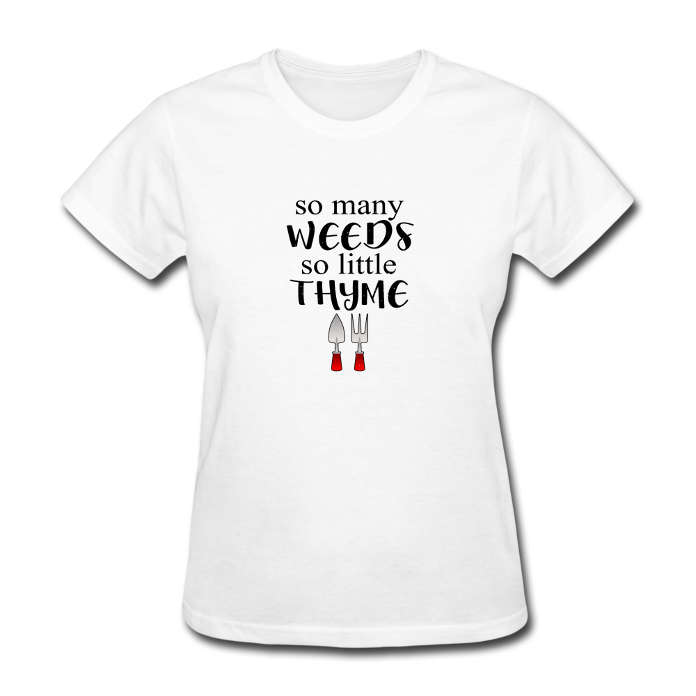 Women's Weeding T-Shirt - white