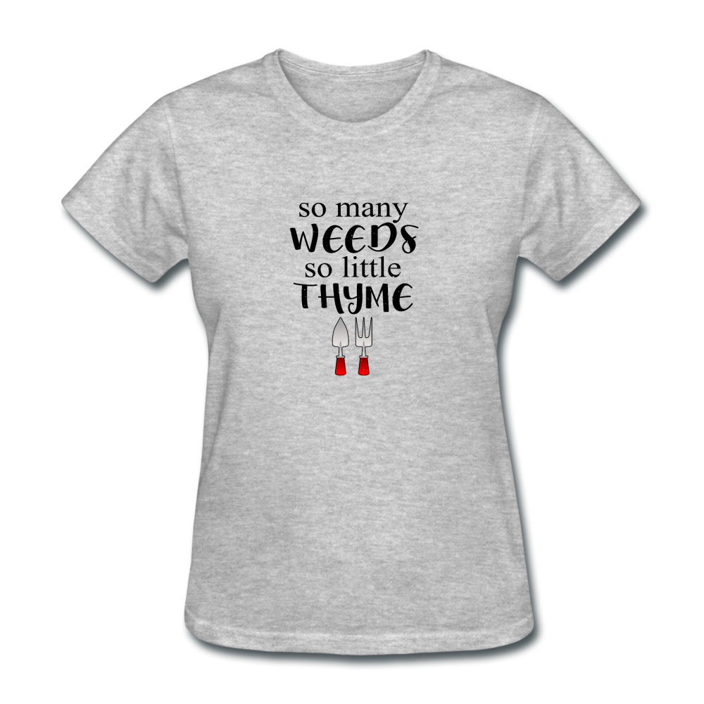 Women's Weeding T-Shirt - heather gray