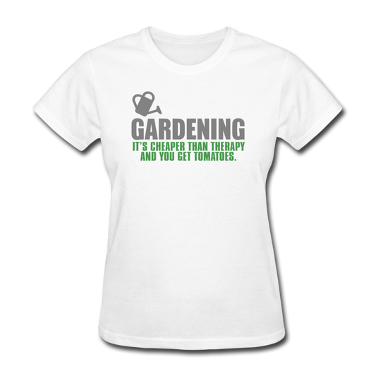 Women's Gardening T-Shirt - white