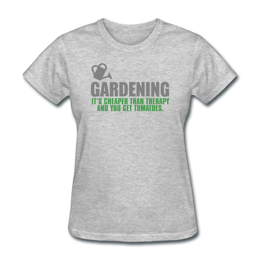 Women's Gardening T-Shirt - heather gray