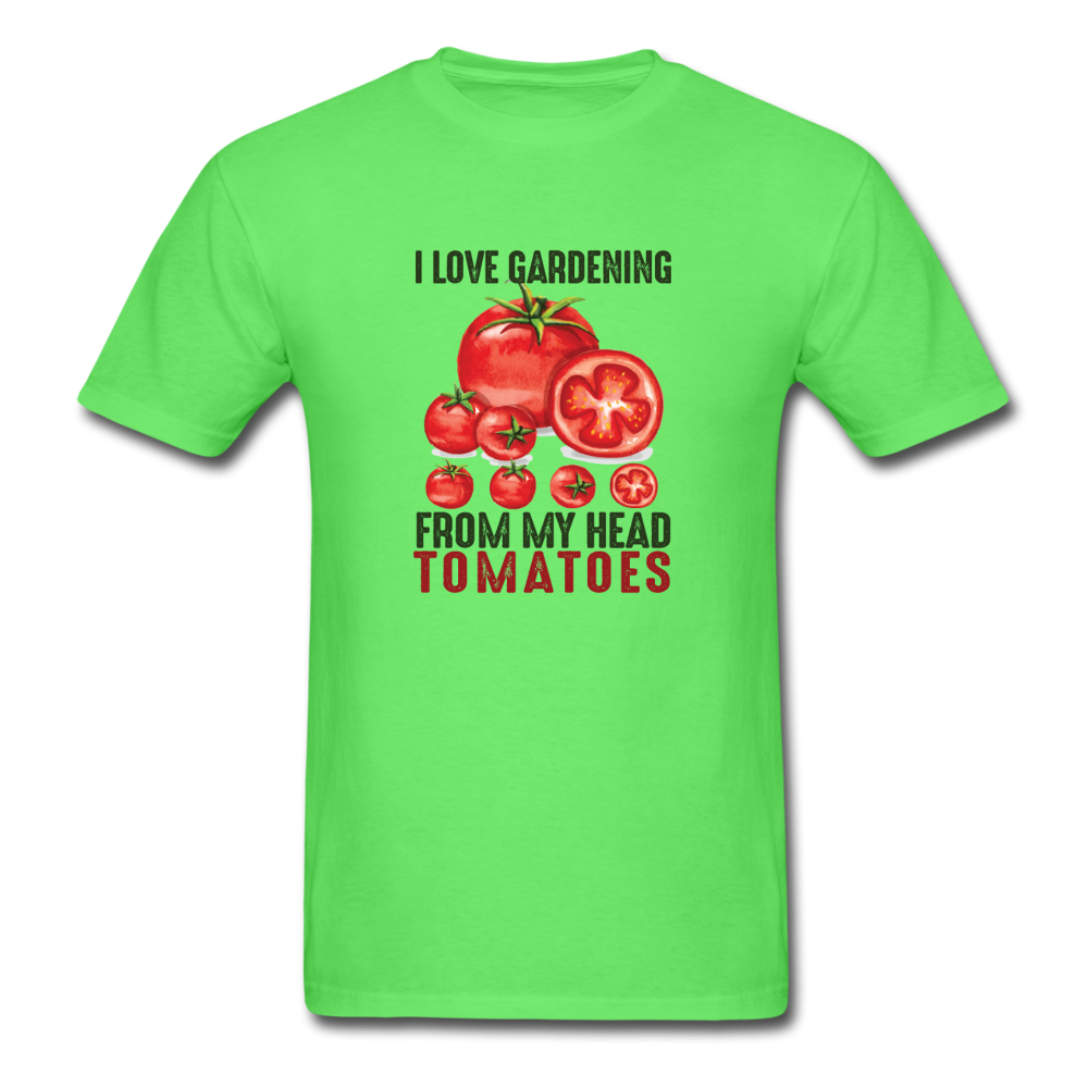 Unisex Classic I Love Gardening Tomatoes T-Shirt - kiwi