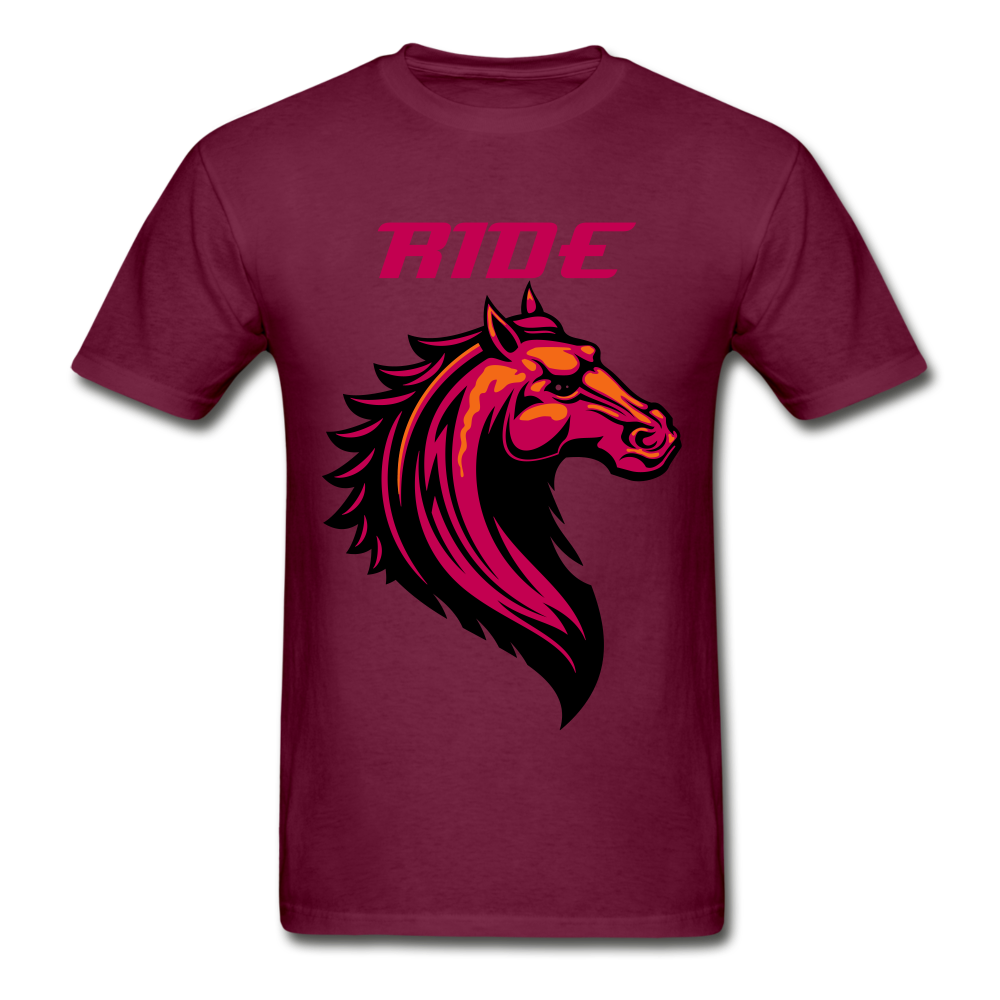 Gildan Ultra Cotton Adult RIDE T-Shirt - burgundy
