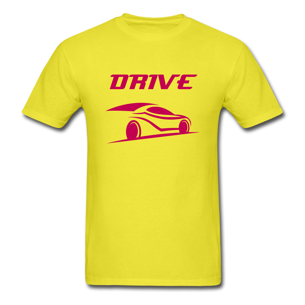 Unisex Classic DRIVE T-Shirt - yellow