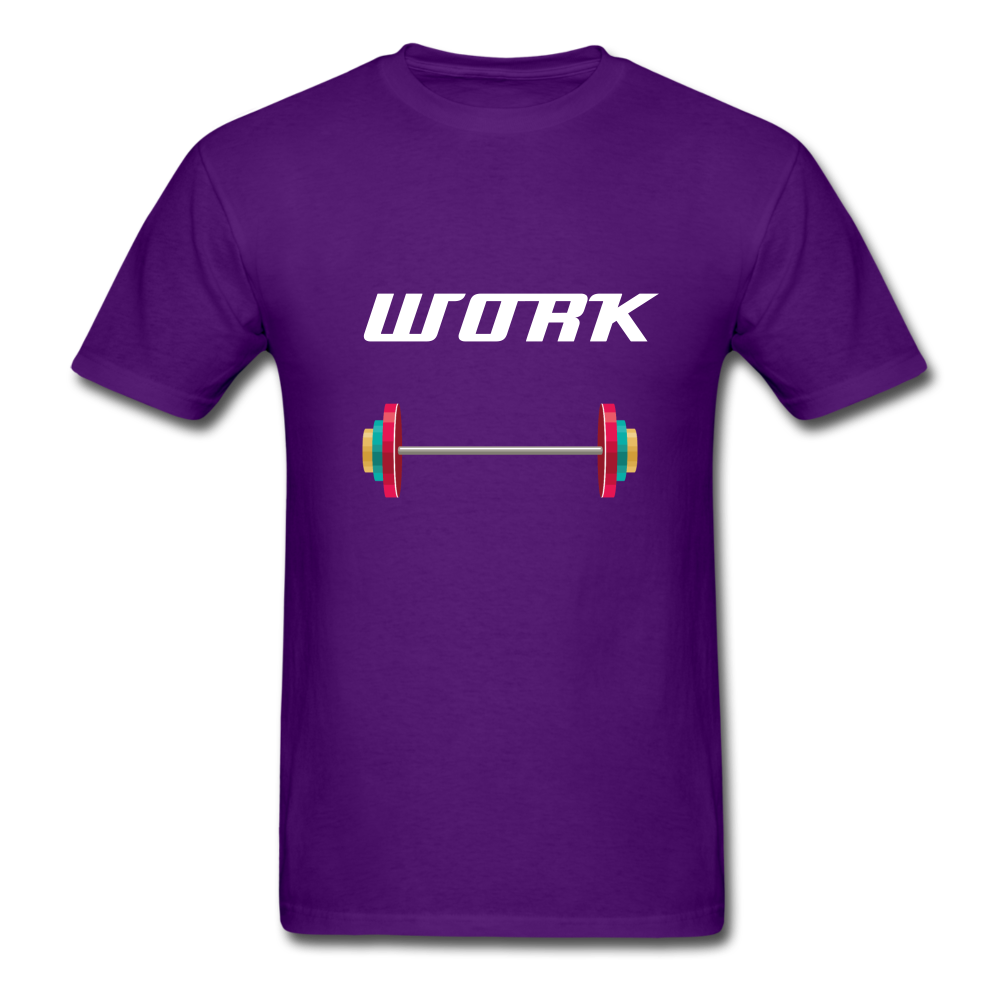 Unisex Classic WORK T-Shirt - purple