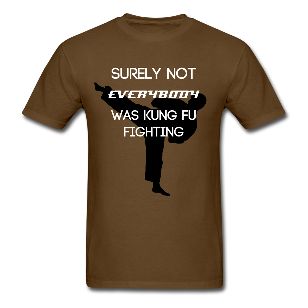 Unisex Classic Kung Fu Fighting T-Shirt - brown