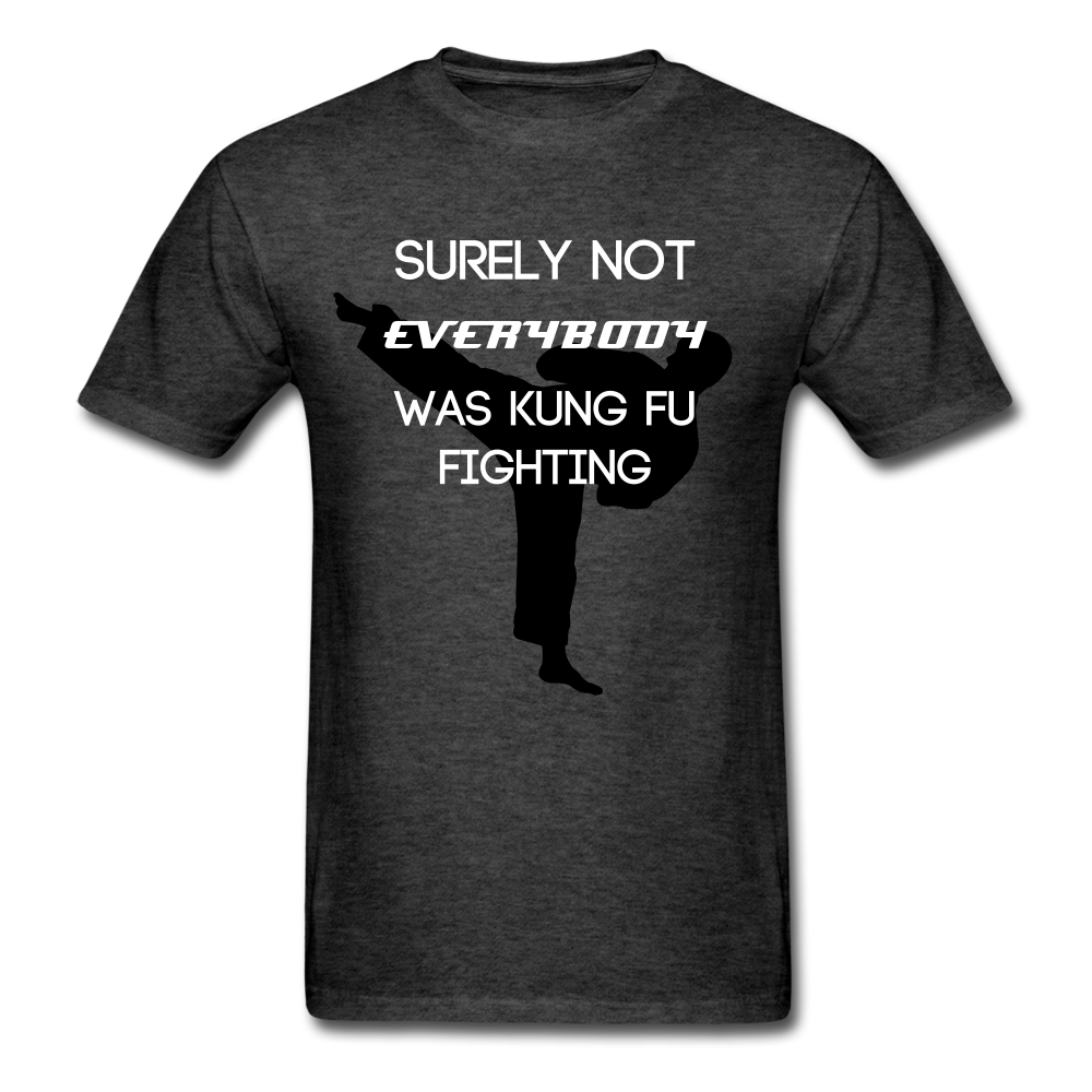Unisex Classic Kung Fu Fighting T-Shirt - heather black