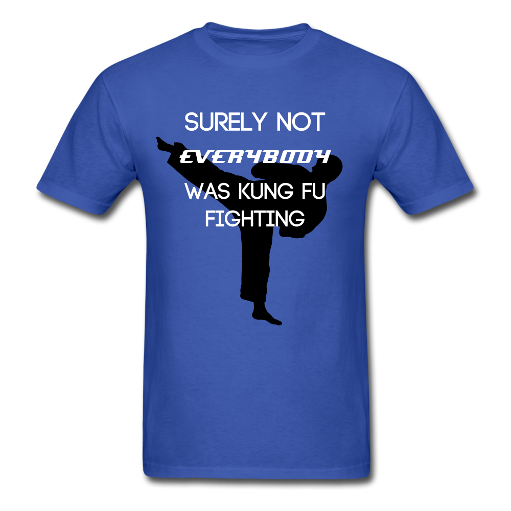 Unisex Classic Kung Fu Fighting T-Shirt - royal blue
