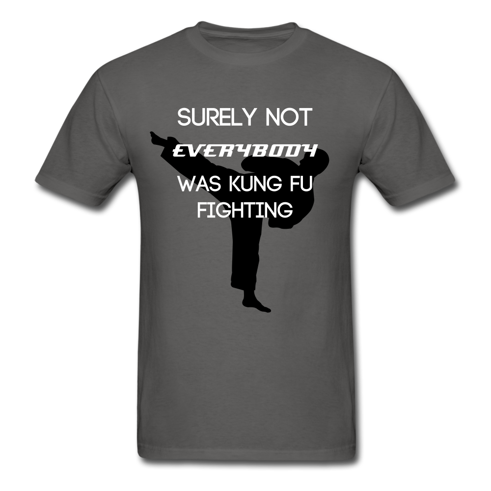 Unisex Classic Kung Fu Fighting T-Shirt - charcoal