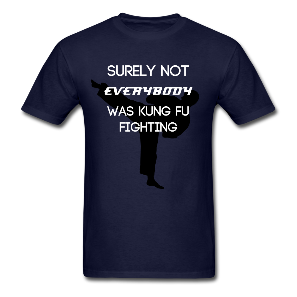 Unisex Classic Kung Fu Fighting T-Shirt - navy