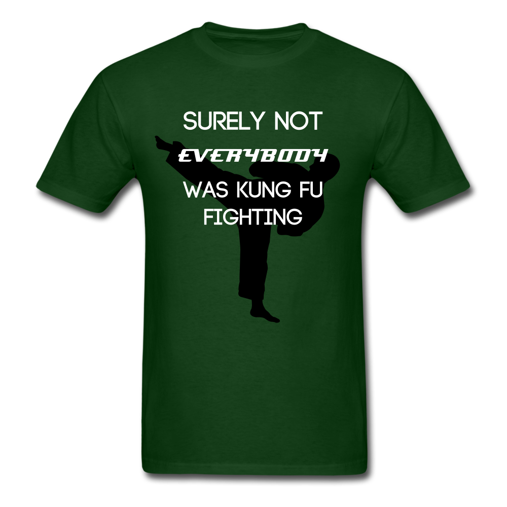 Unisex Classic Kung Fu Fighting T-Shirt - forest green