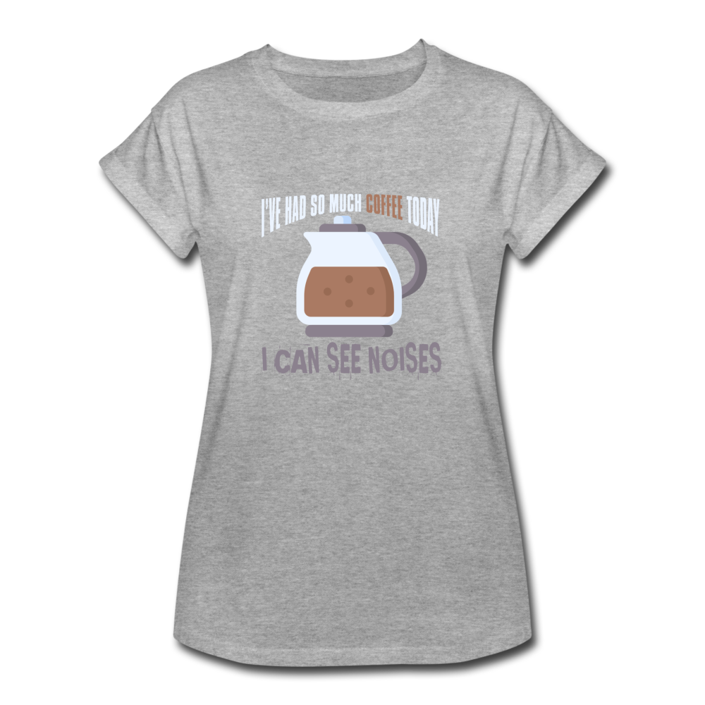 Women's Relaxed Fit Coffee T-Shirt - heather gray