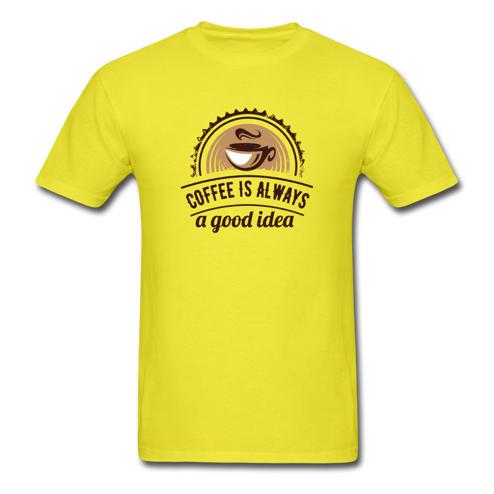 Unisex Classic Coffee T-Shirt - yellow