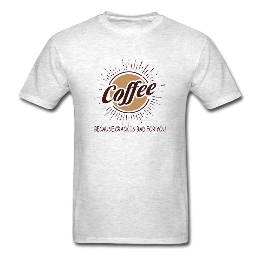 Unisex Classic Coffee Crack T-Shirt - light heather gray