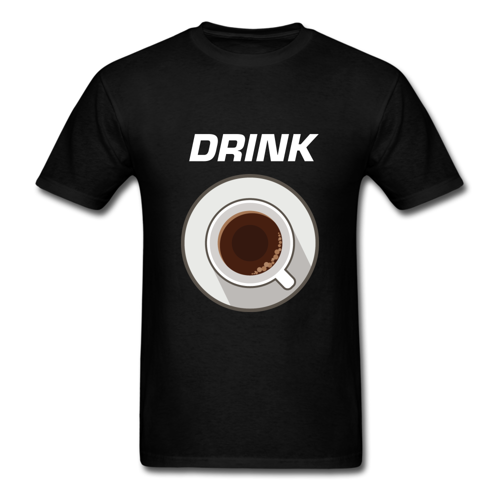 Unisex Classic Drink Coffee T-Shirt - black