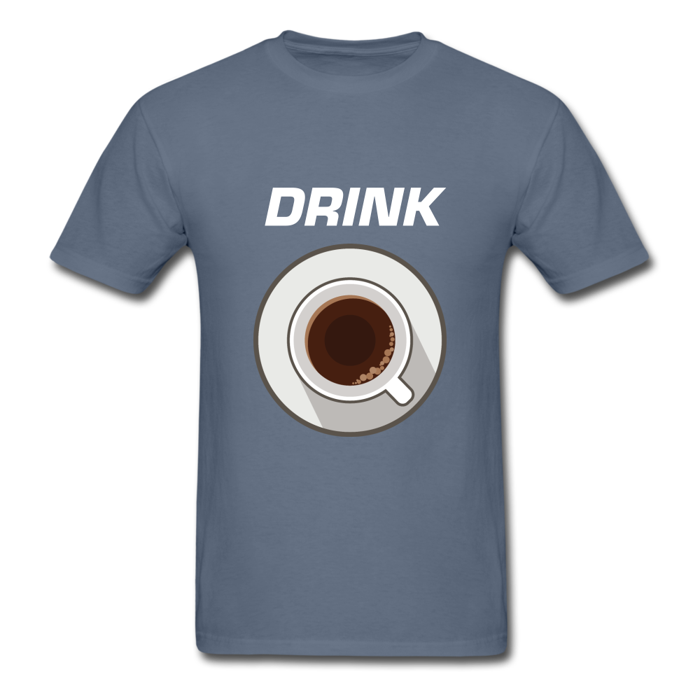 Unisex Classic Drink Coffee T-Shirt - denim