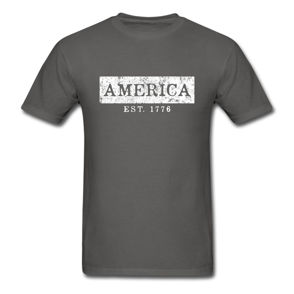 Unisex Classic USA America 1776 T-Shirt - charcoal