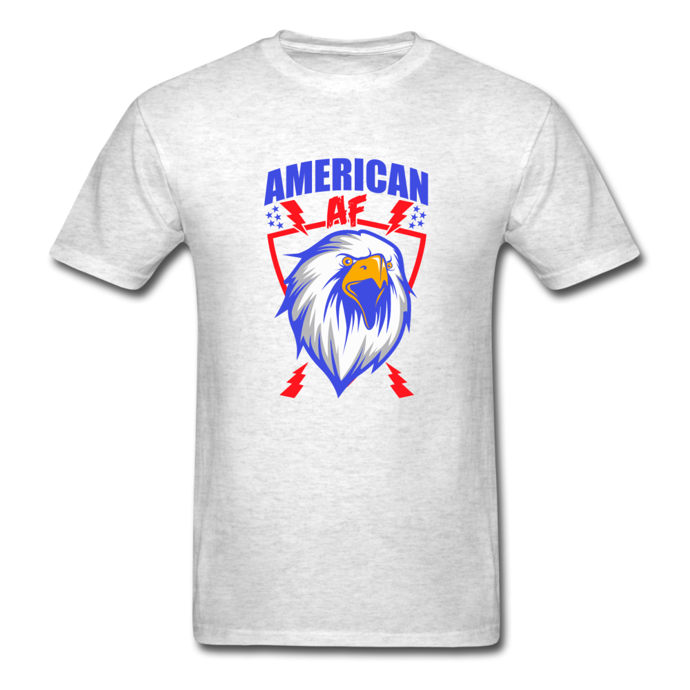 Unisex Classic USA American AF T-Shirt - light heather gray