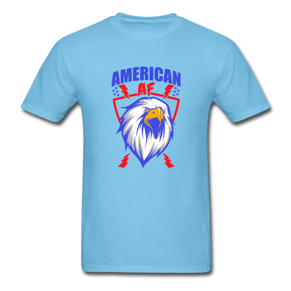 Unisex Classic USA American AF T-Shirt - aquatic blue