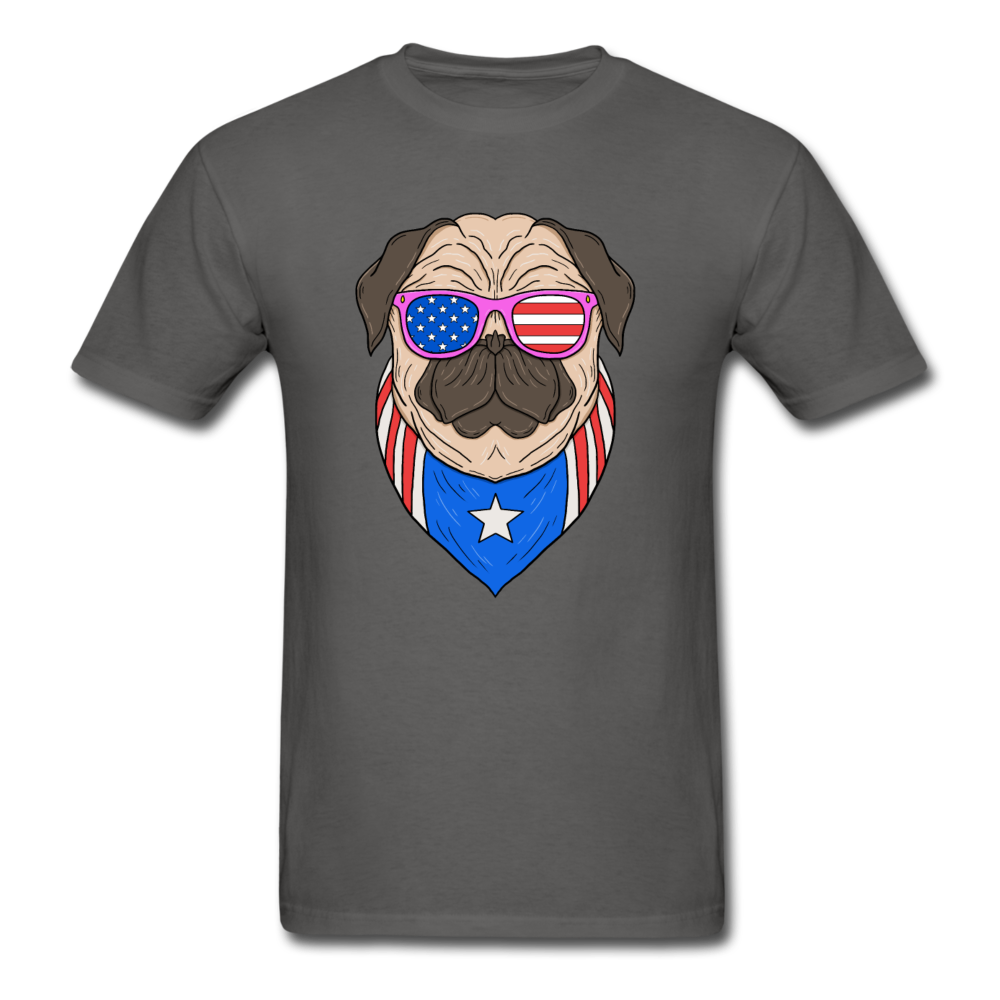 Unisex Classic USA Cool Dog T-Shirt - charcoal