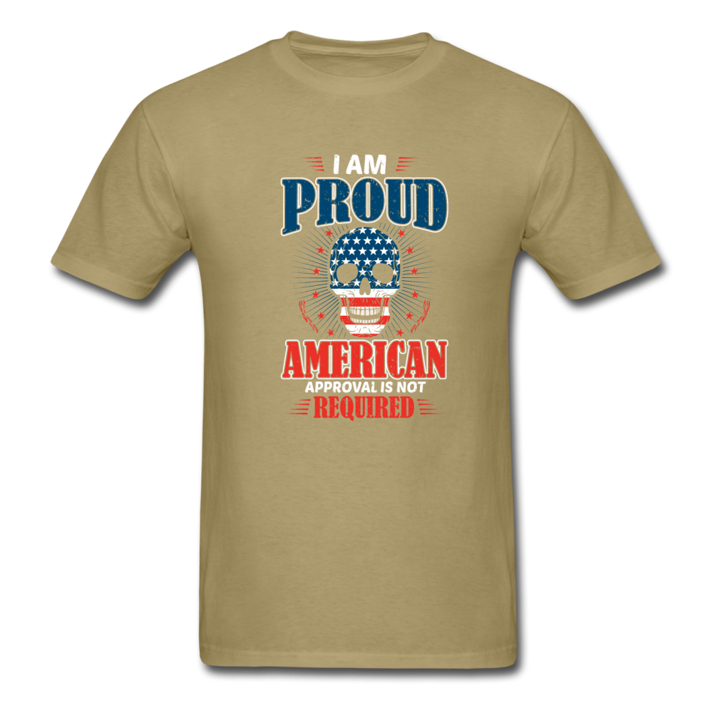 Unisex Classic USA Proud No Approval Required T-Shirt - khaki