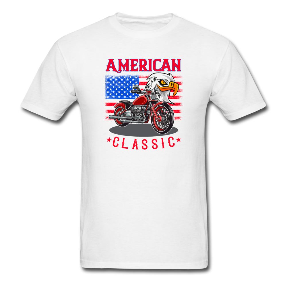Unisex Classic USA T-Shirt - white
