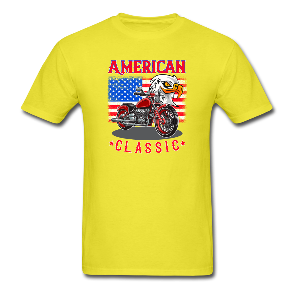 Unisex Classic USA T-Shirt - yellow