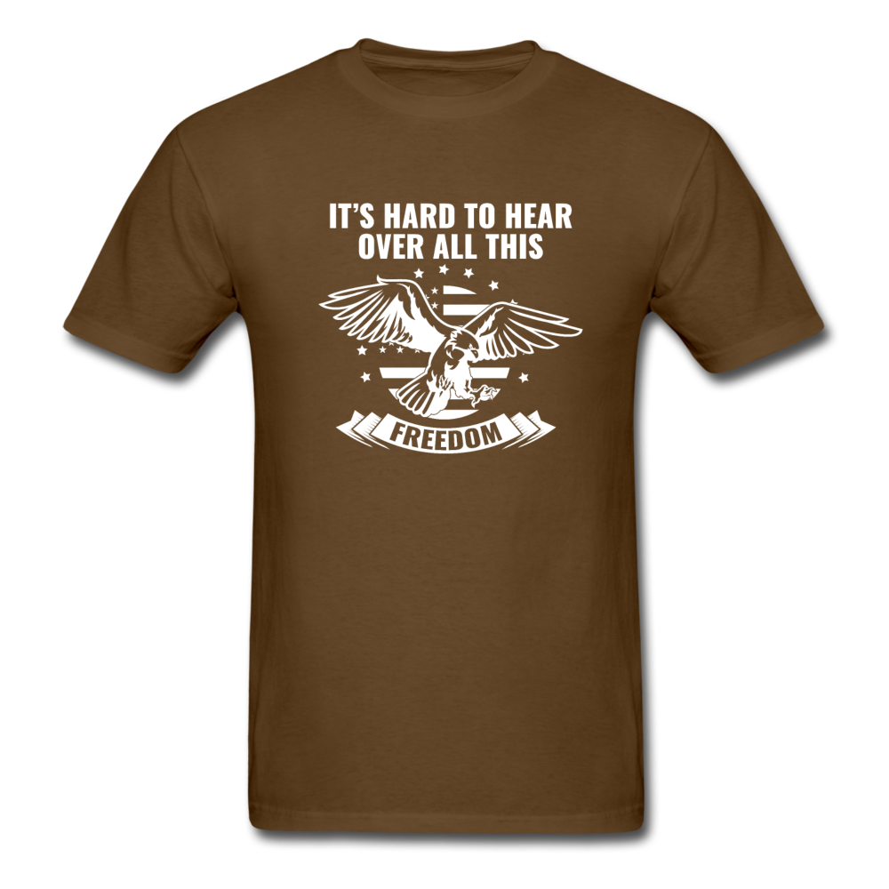 Unisex Classic USA Freedom T-Shirt - brown