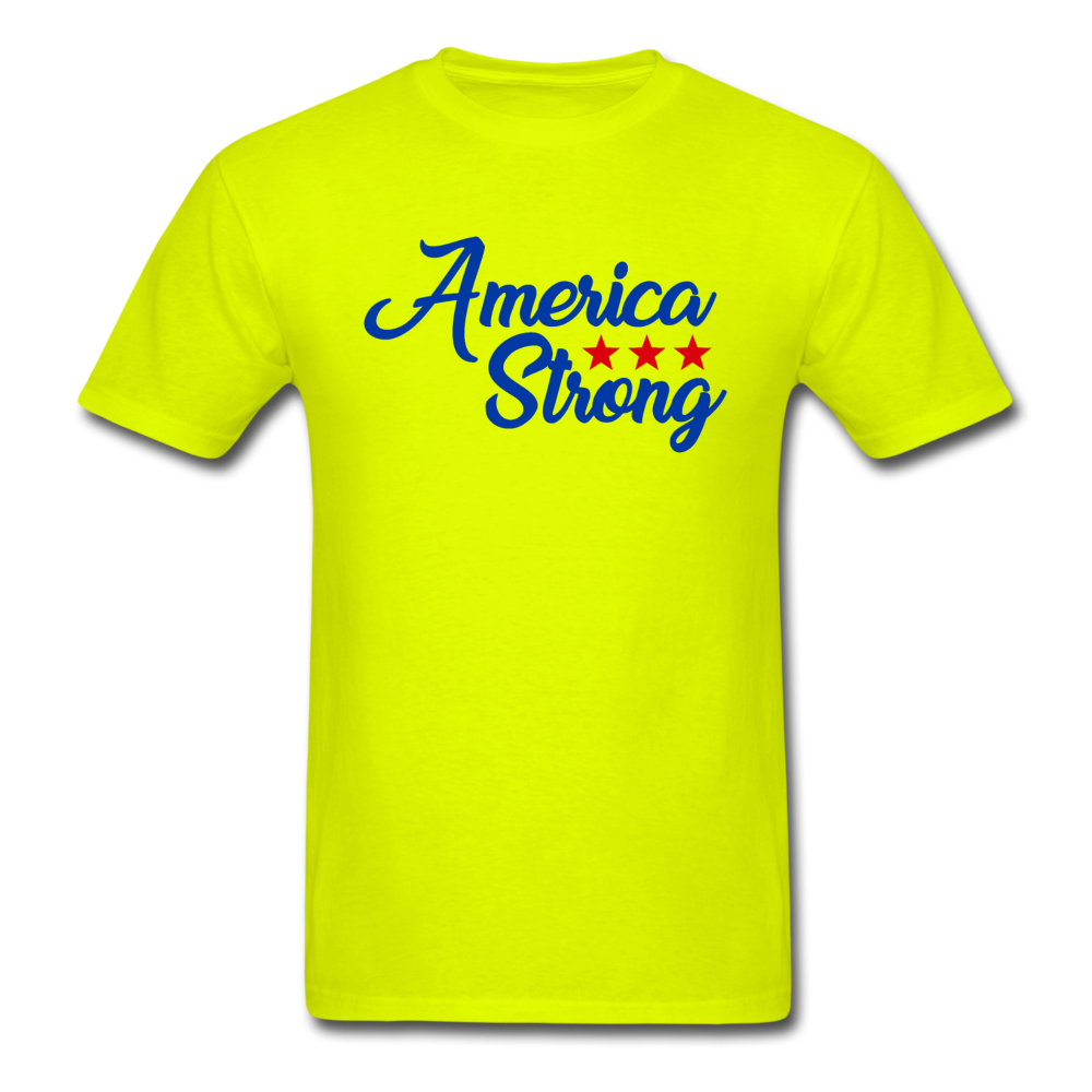 Unisex Classic America Strong T-Shirt - safety green