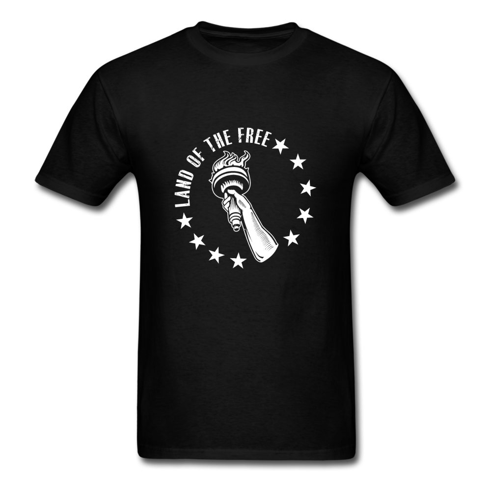 Unisex Classic USA Land of the Free T-Shirt - black