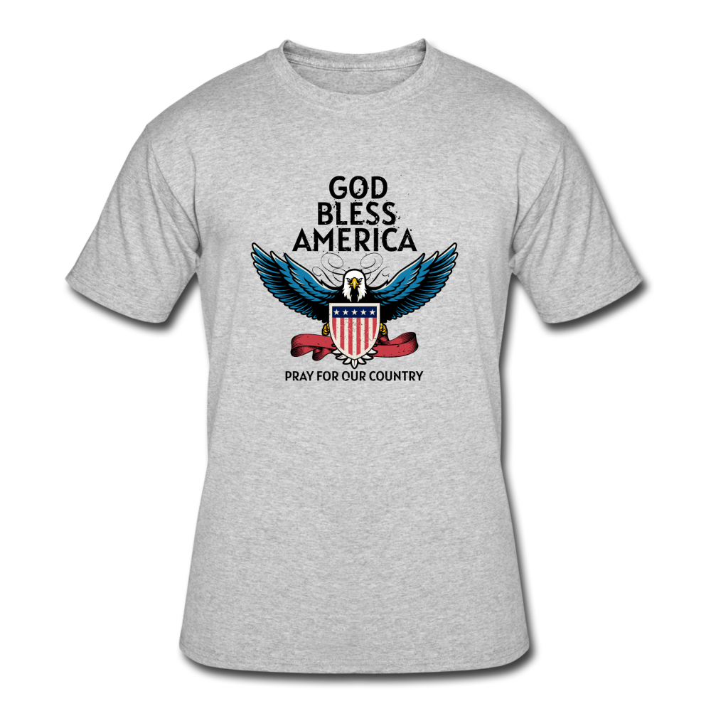 Men’s 50/50 Pray for our Country T-Shirt - heather gray