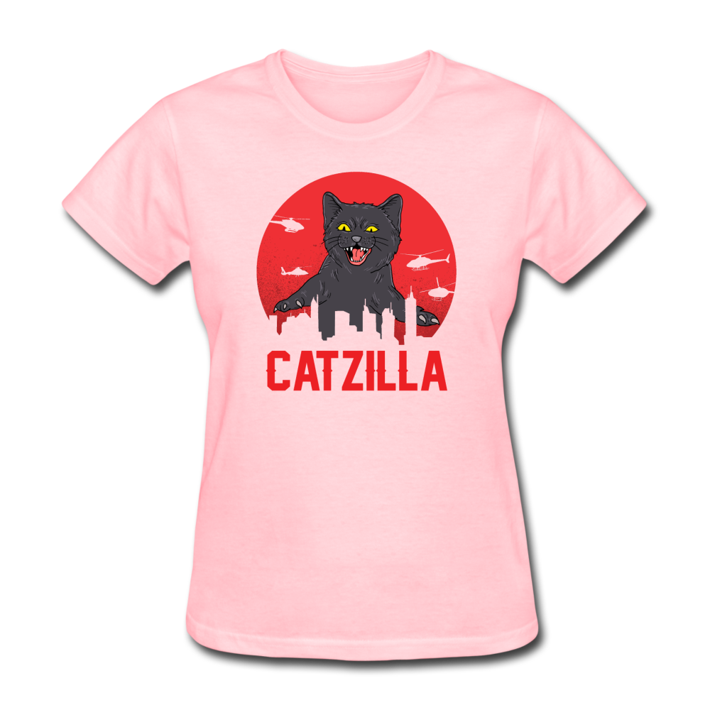 Women's CatZilla T-Shirt - pink