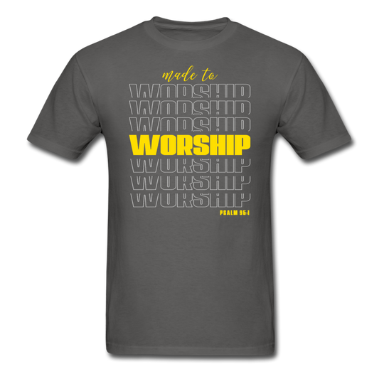 Unisex Classic Made to Worship T-Shirt - charcoal