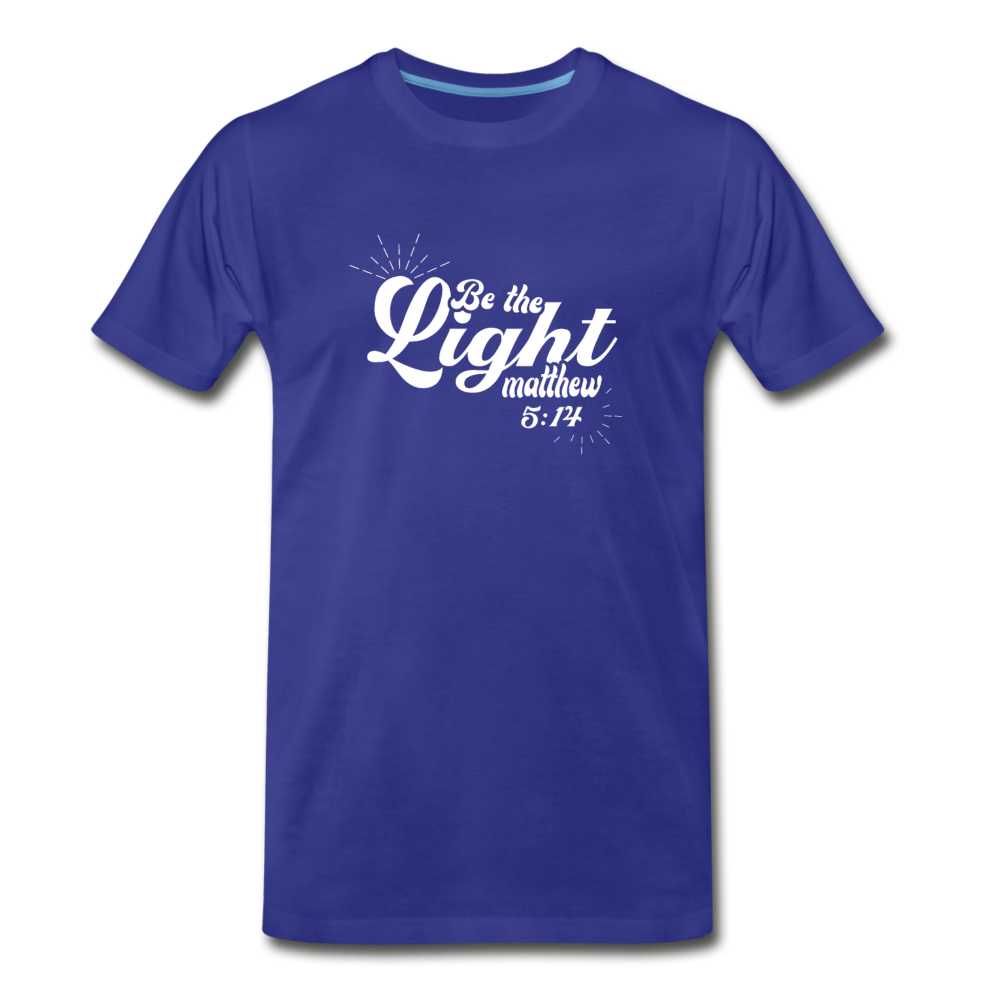 Men's Premium Be the Light T-Shirt - royal blue
