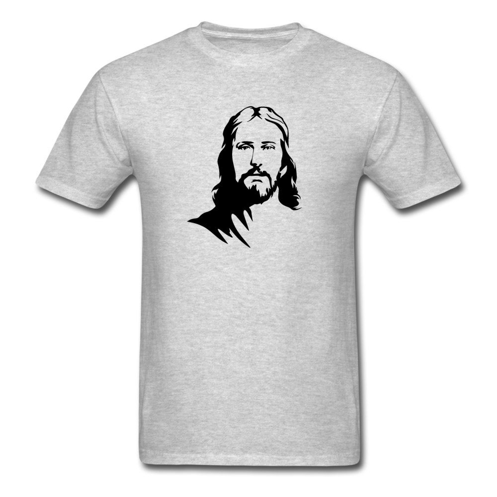 Unisex Classic Jesus T-Shirt - heather gray
