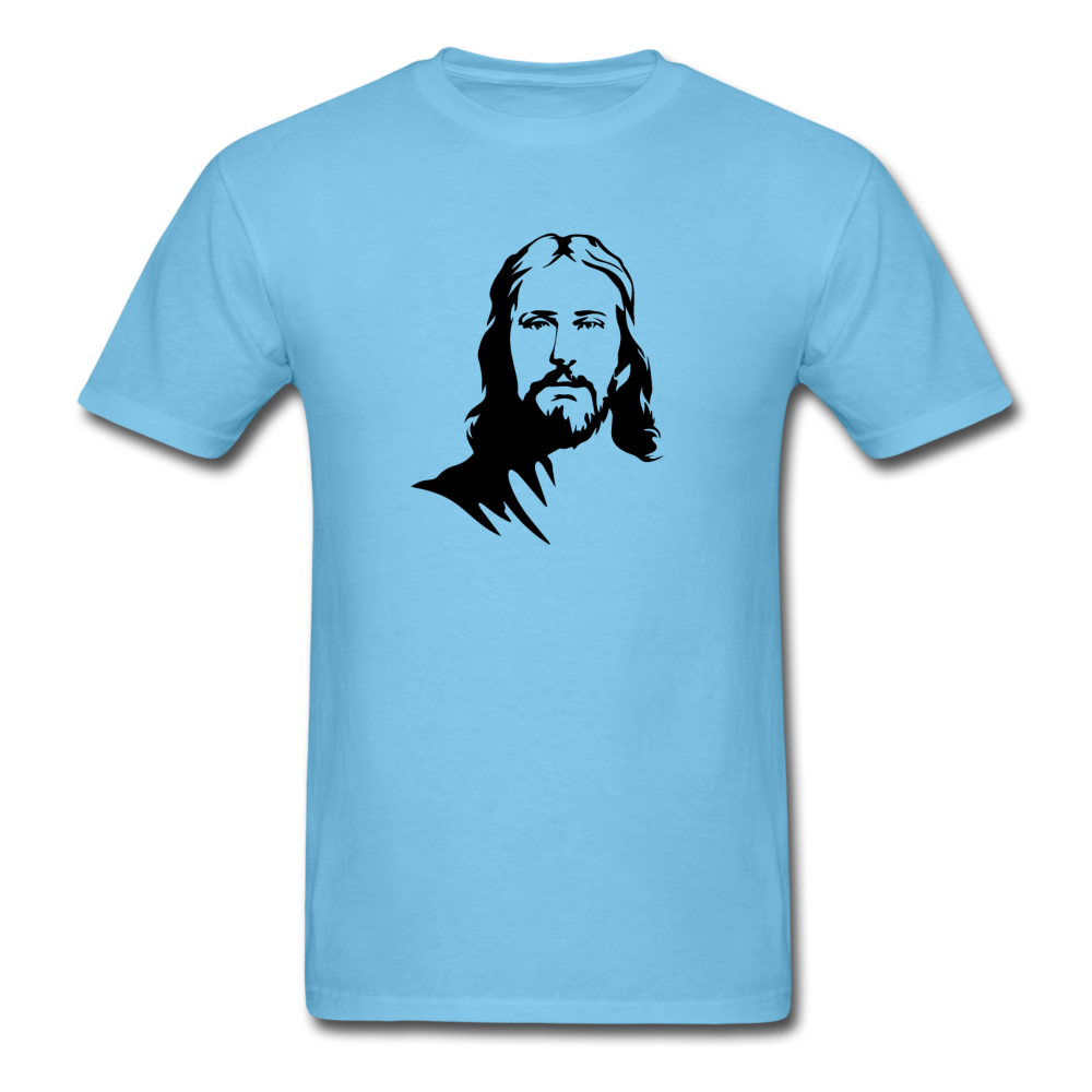 Unisex Classic Jesus T-Shirt - aquatic blue
