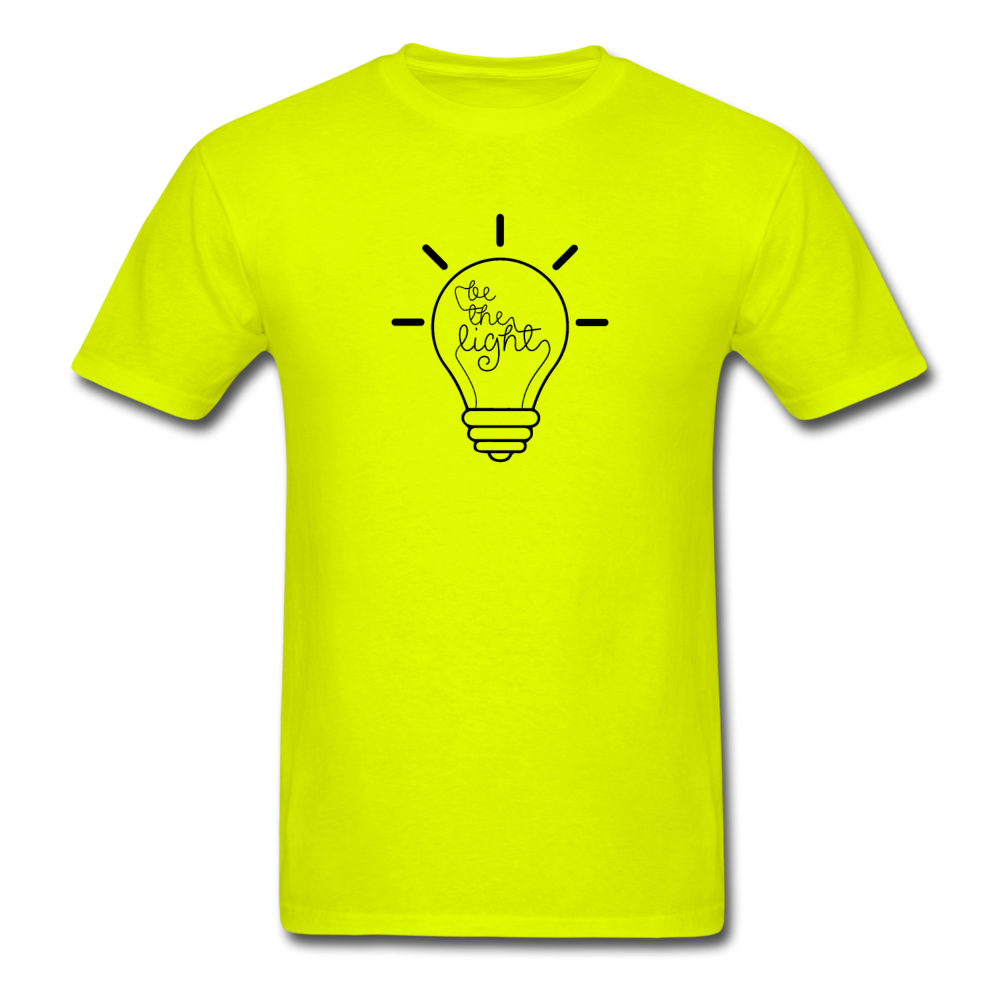 Unisex Classic Be the Light T-Shirt - safety green