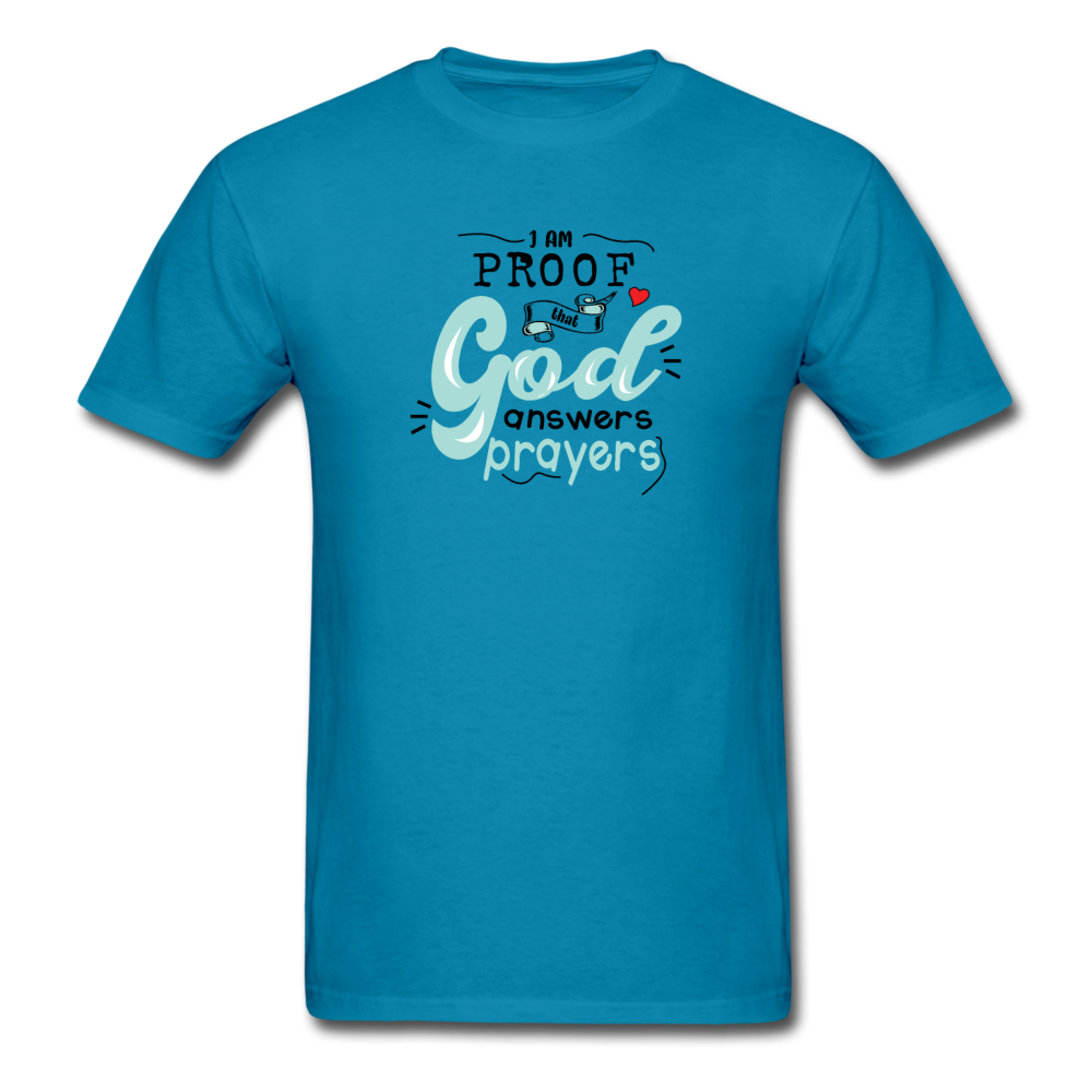 Unisex Classic Proof of Prayer T-Shirt - turquoise