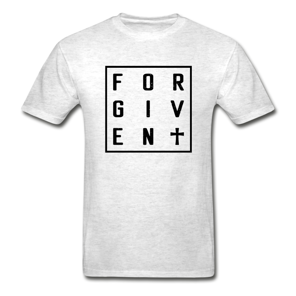 Hanes Adult Tagless Forgiven T-Shirt - light heather gray