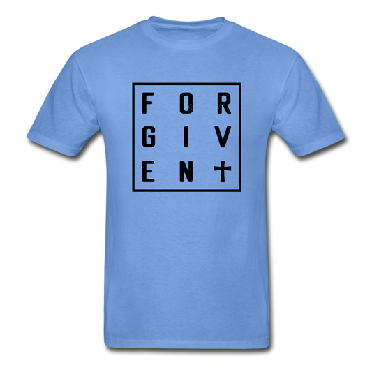 Hanes Adult Tagless Forgiven T-Shirt - carolina blue